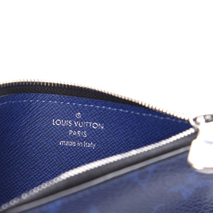 Louis Vuitton Monogram Taiga Coin Card Holder Cobalt 6 of 6