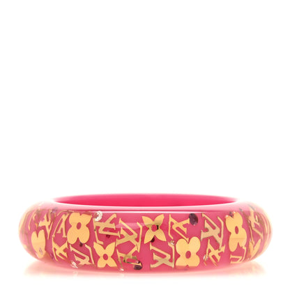 Louis Vuitton Resin Swarovski Medium Inclusion Bracelet GM Rose Pop 1 of 3