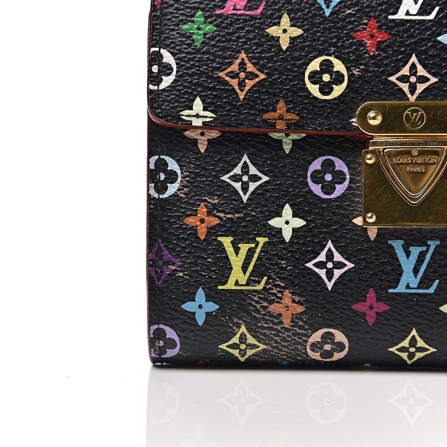 Monogram Multicolor Koala Wallet Black