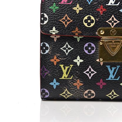 Louis Vuitton Monogram Multicolor Koala Wallet Black 7 of 10
