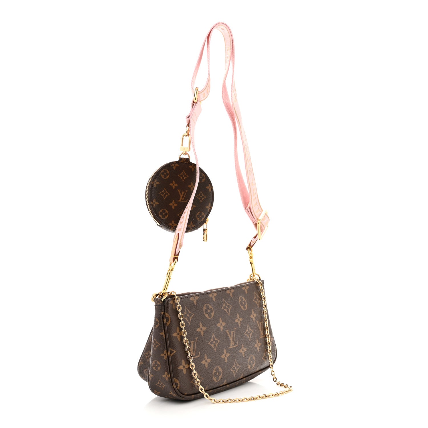 Louis Vuitton Monogram Multi Pochette Accessories Rose Clair 3 of 10