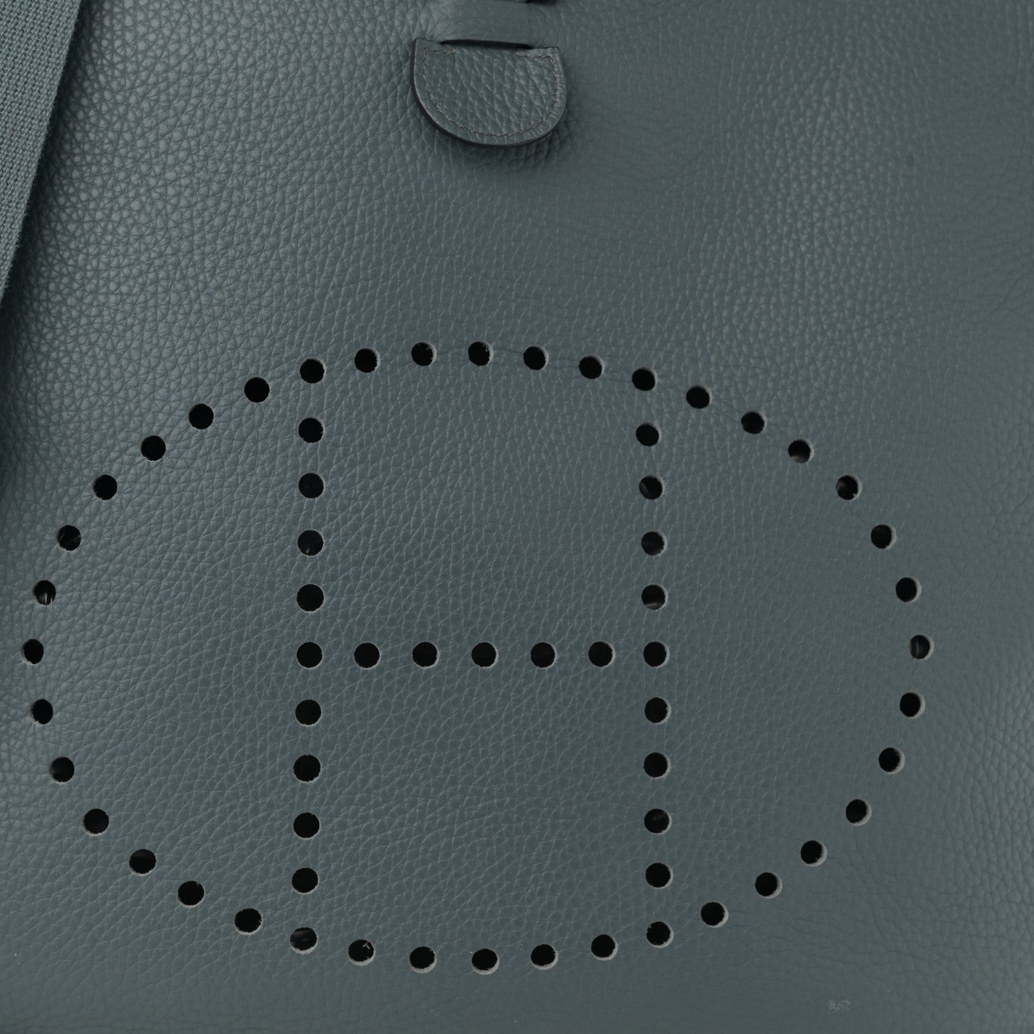 Hermes Taurillon Clemence Evelyne III GM Bleu Orage 7 of 10