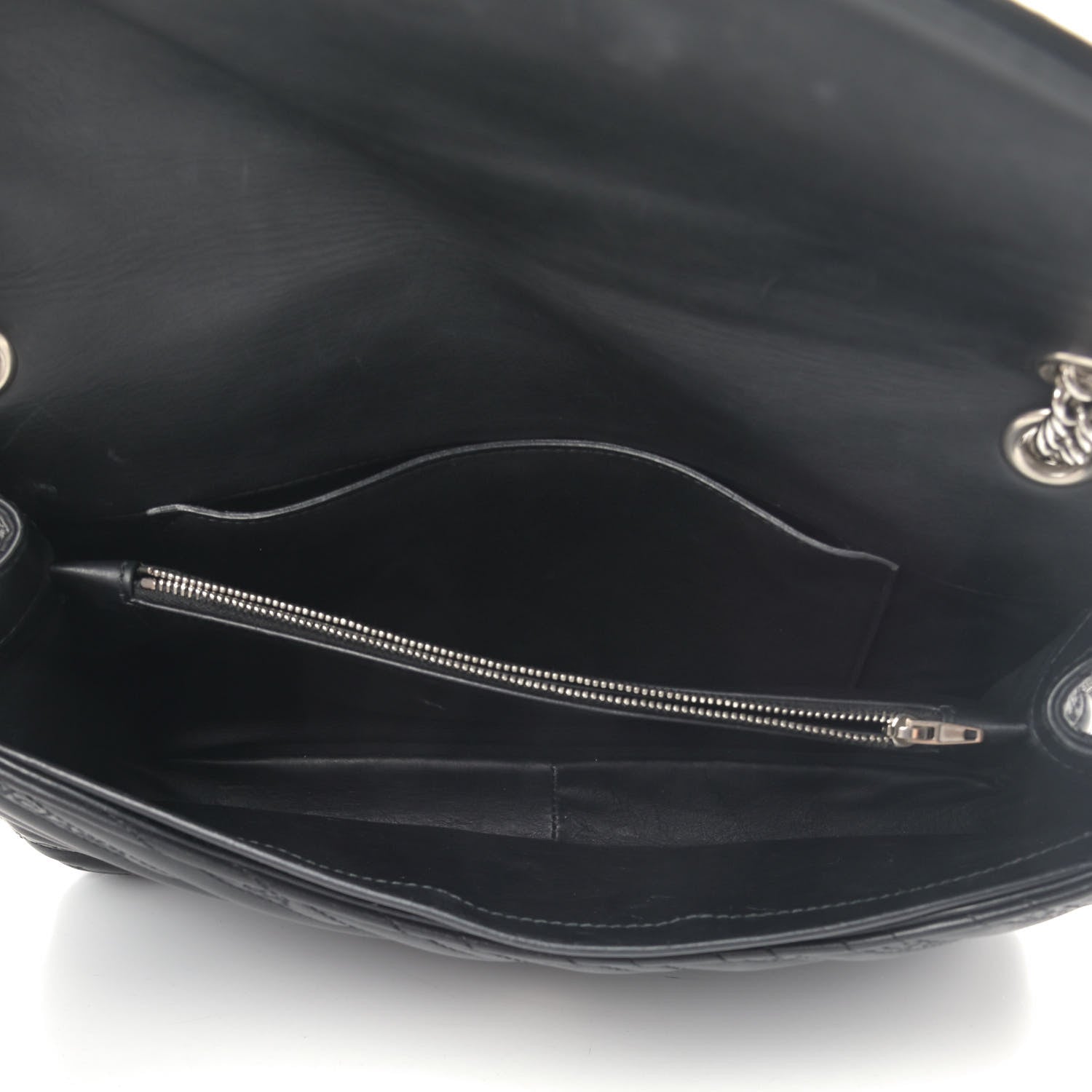 Balenciaga Calfskin Logo Matelasse Large BB Flap Chain Shoulder Bag Black 4 of 7