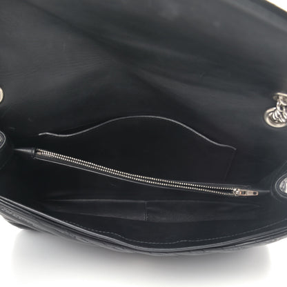 Balenciaga Calfskin Logo Matelasse Large BB Flap Chain Shoulder Bag Black 4 of 7
