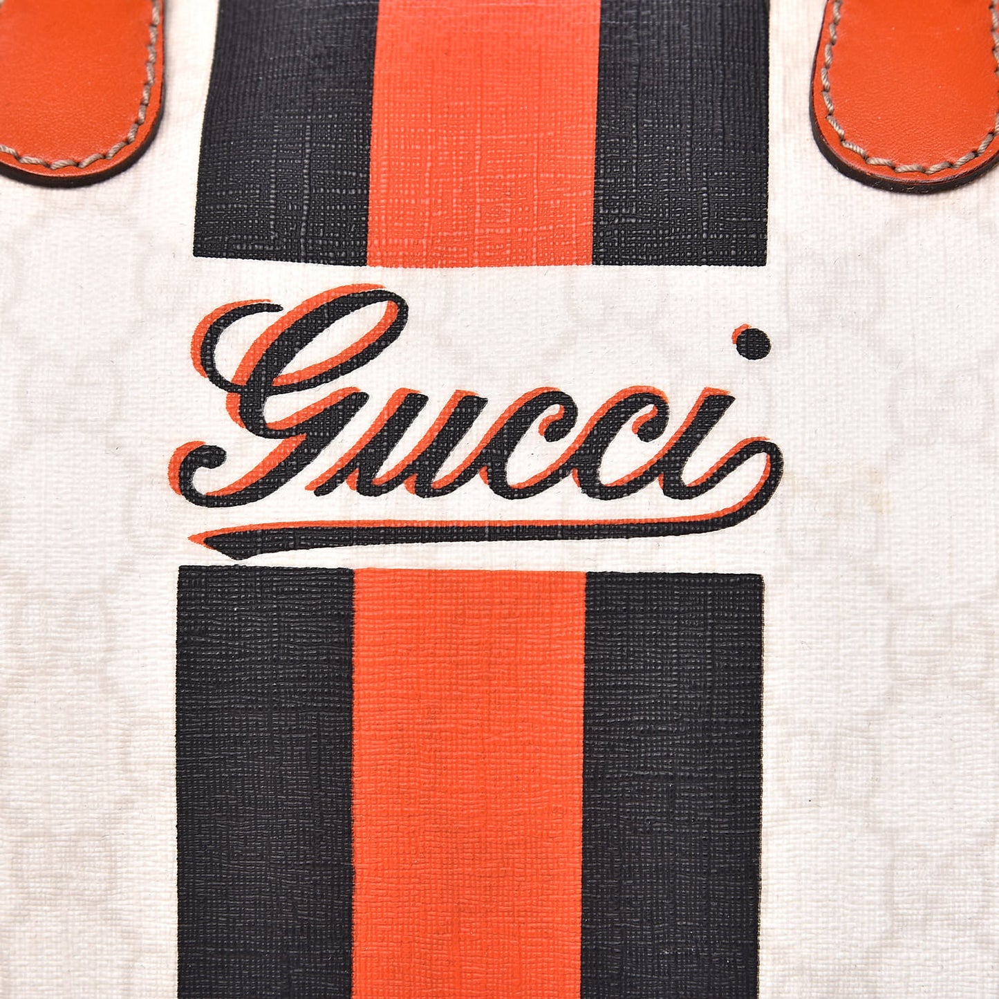 GG Plus Monogram Web Stripe Medium Joy Boston Orange