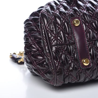 Marc Jacobs Calfskin Quilted Stam Plum 9 of 14