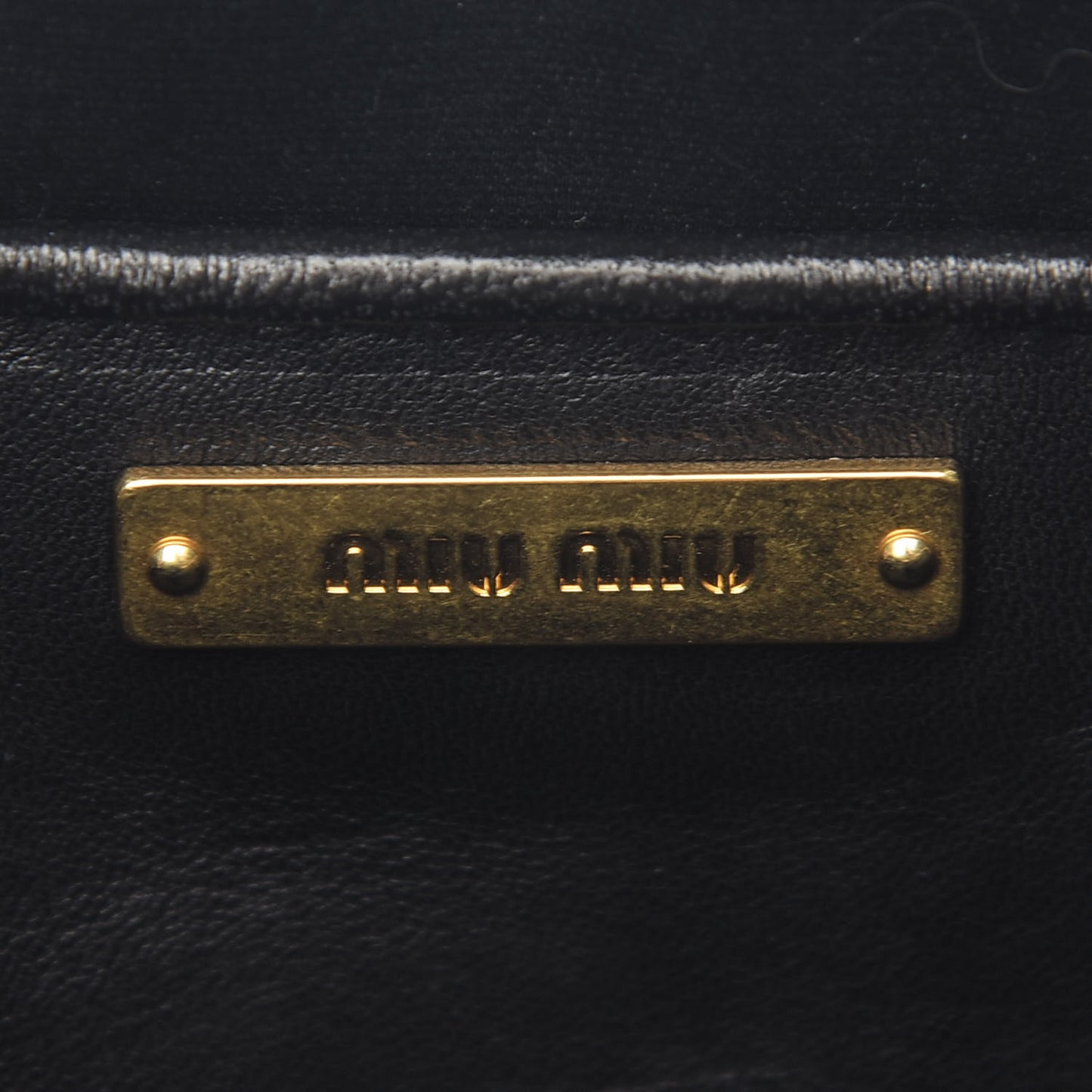 Nappa Matelasse Double Zip Pochette Clutch Black