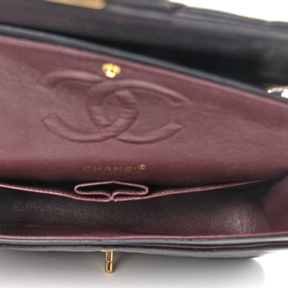 Chanel Lambskin Quilted Medium Double Flap Black 5 of 10