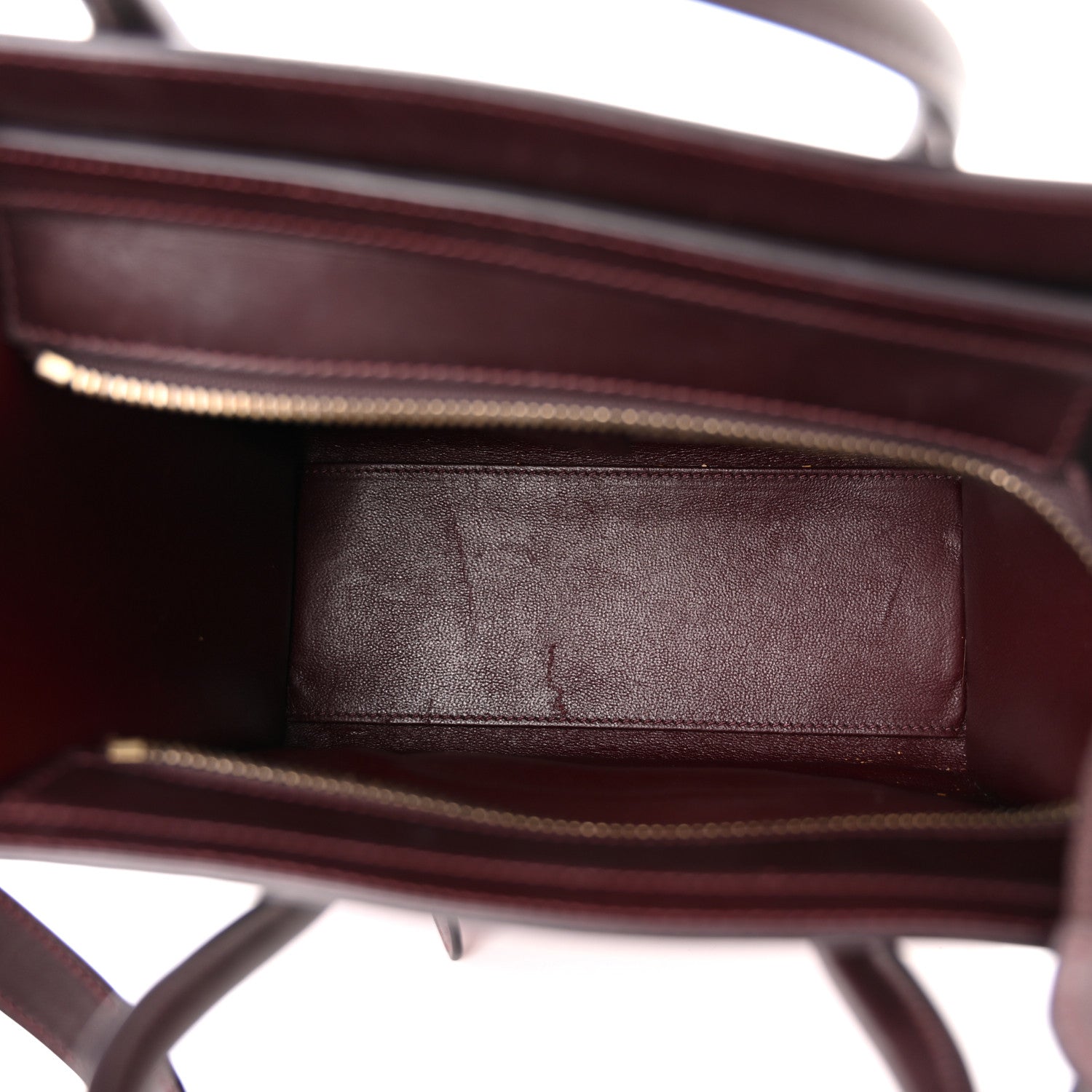 Celine Satin Calfskin Nano Tri-Color Luggage Purple Orchid 5 of 9