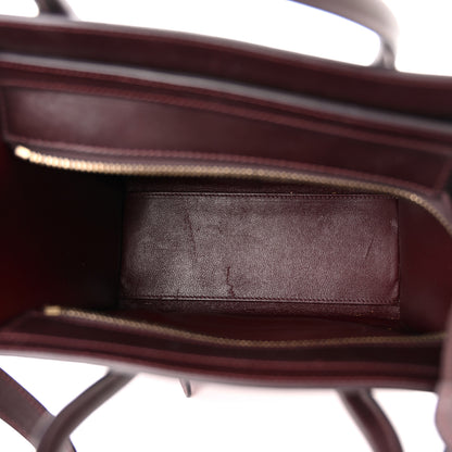 Celine Satin Calfskin Nano Tri-Color Luggage Purple Orchid 5 of 9