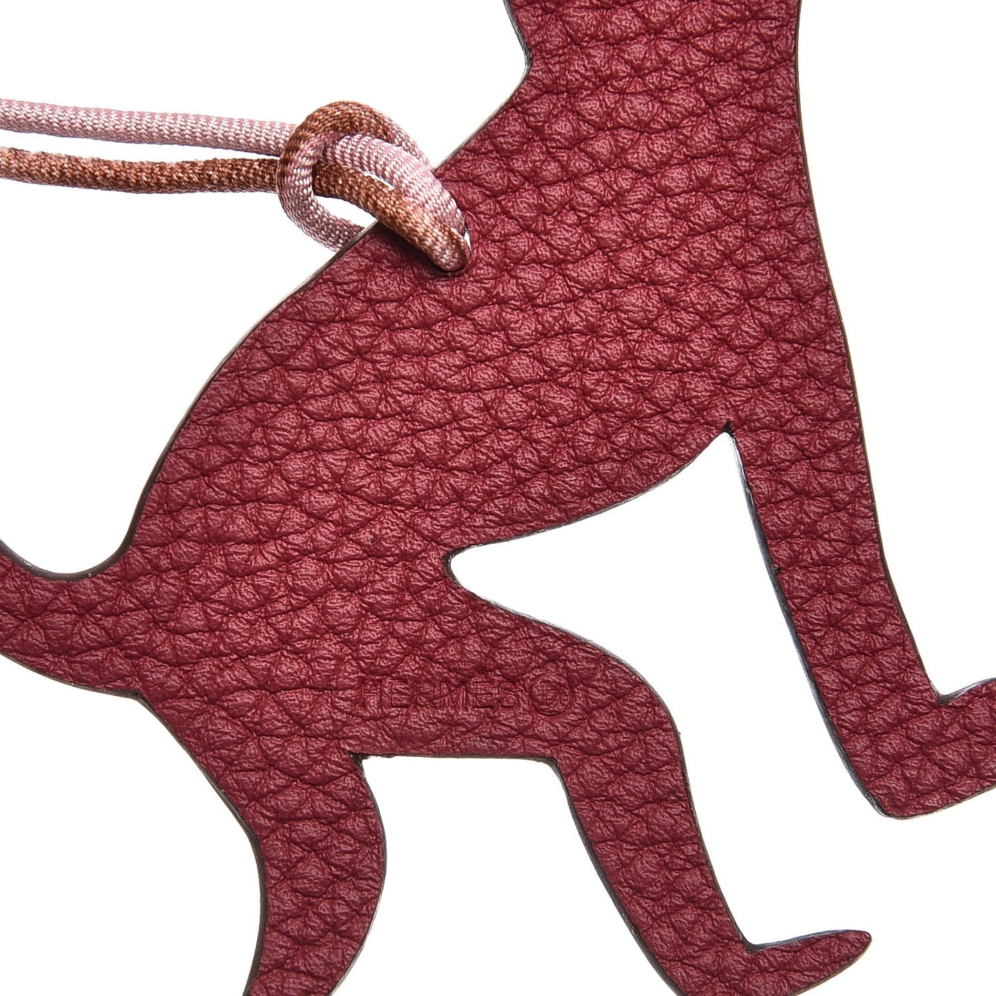 Togo Epsom Petit H Monkey Bag Charm Rubis Trench