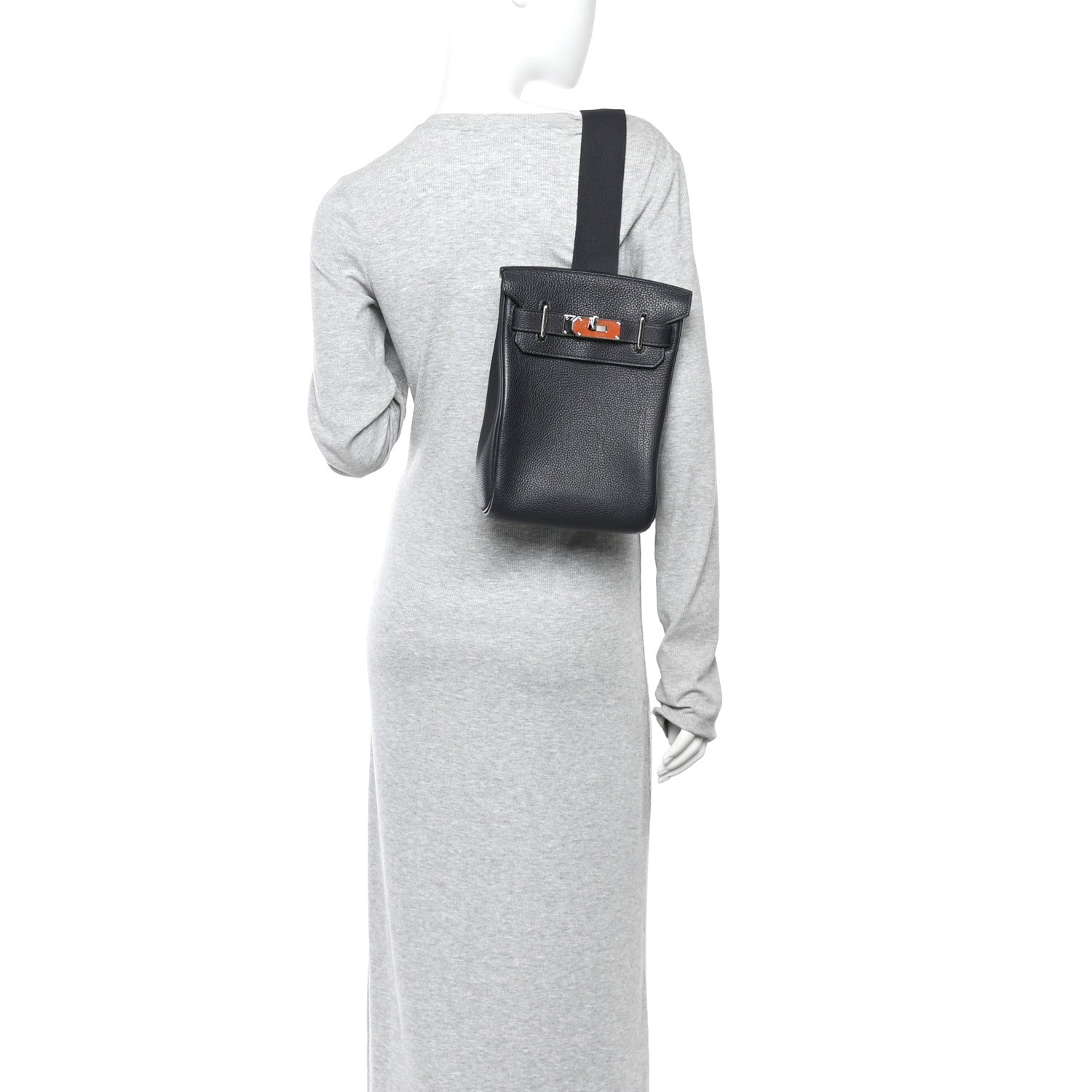 Hermes Togo Hac A Dos PM Backpack Caban Jaune De Naples Feu 2 of 14