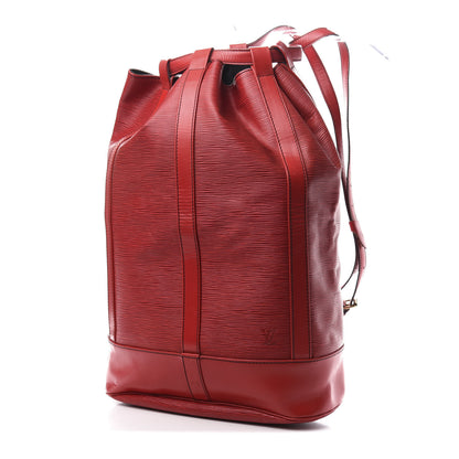 Louis Vuitton Epi Randonnee GM Castillan Red 2 of 16