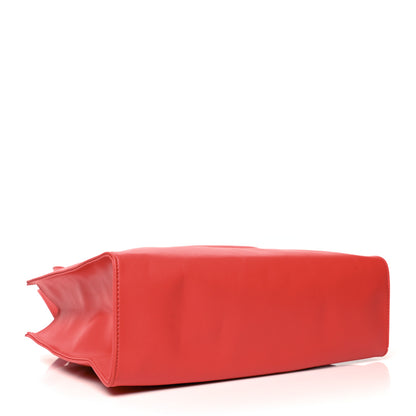 Telfar Vegan Leather Medium Shopping Bag Red 4 of 14