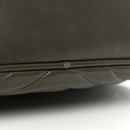 Saint Laurent Calfskin Matelasse Monogram Lou Camera Bag Pebble 11 of 12