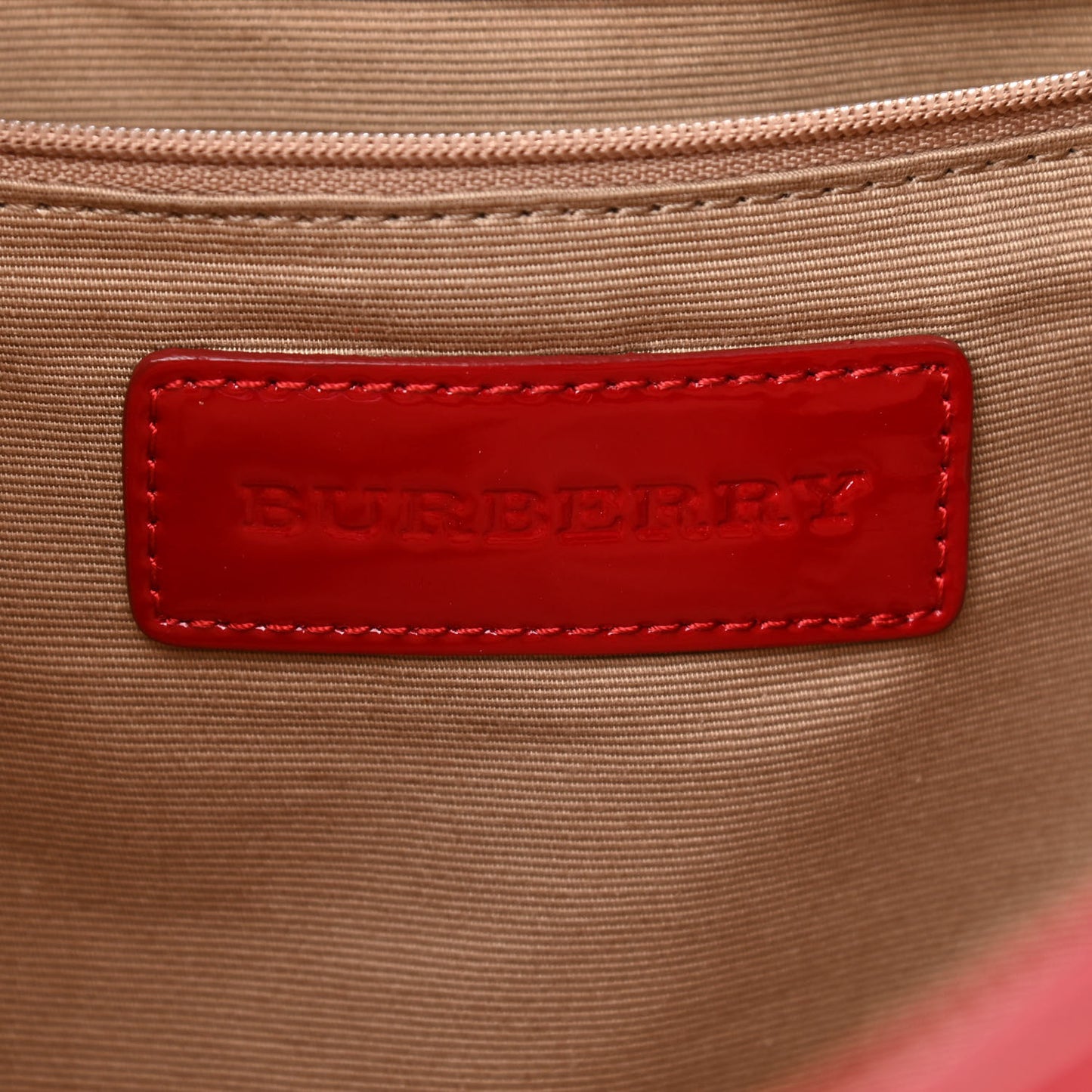 Patent Nova Check Medium Melbury Tote Red