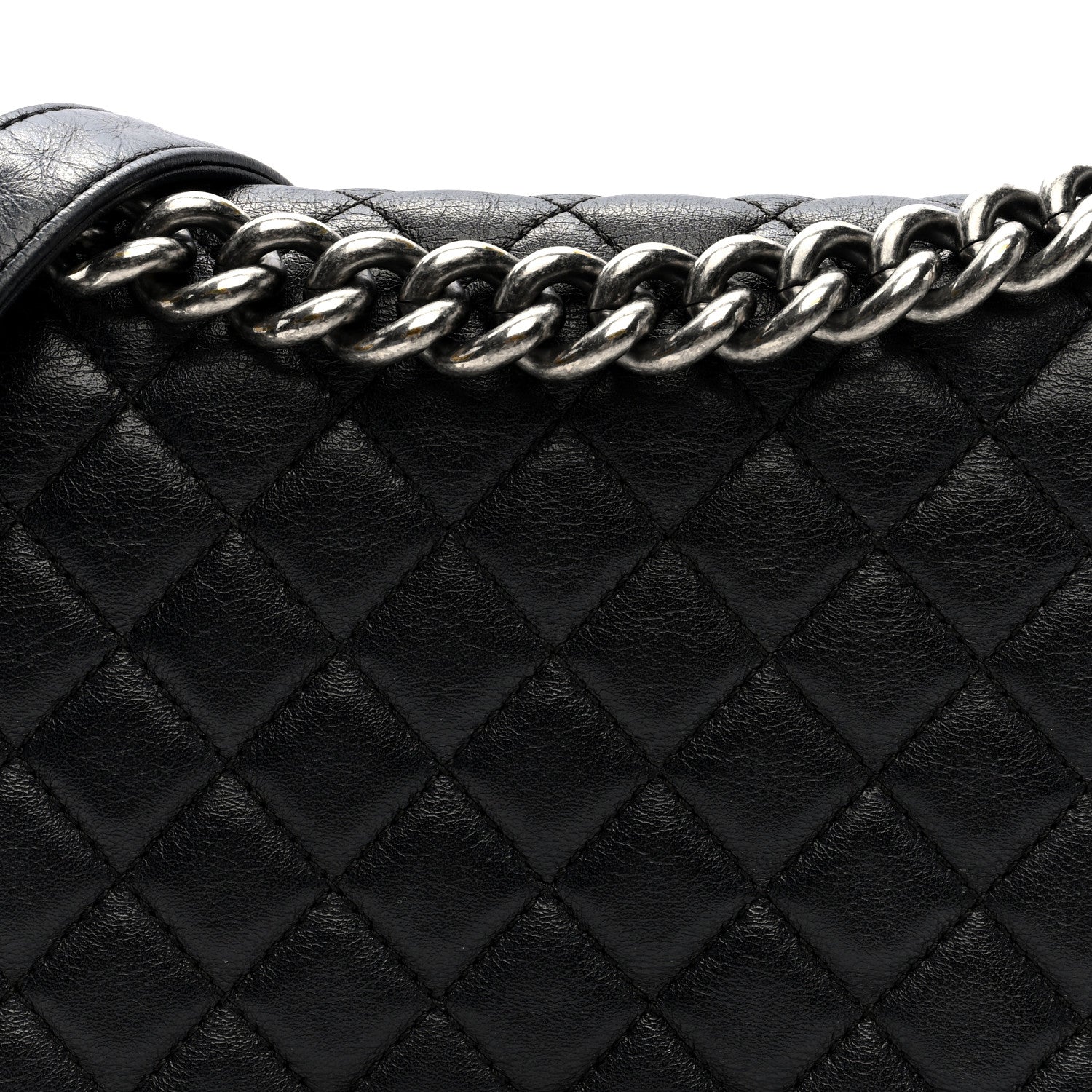 Chanel Calfskin Quilted Medium Boy Flap Black 8 of 10