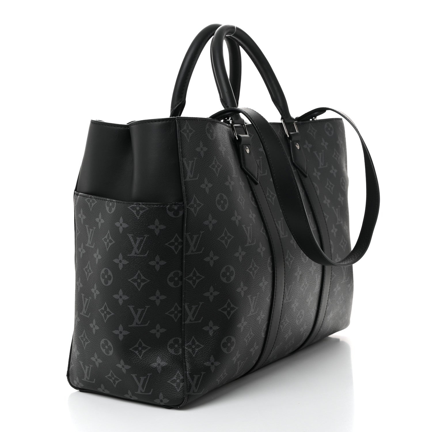 Louis Vuitton Monogram Eclipse Sac Plat 24H 3 of 10
