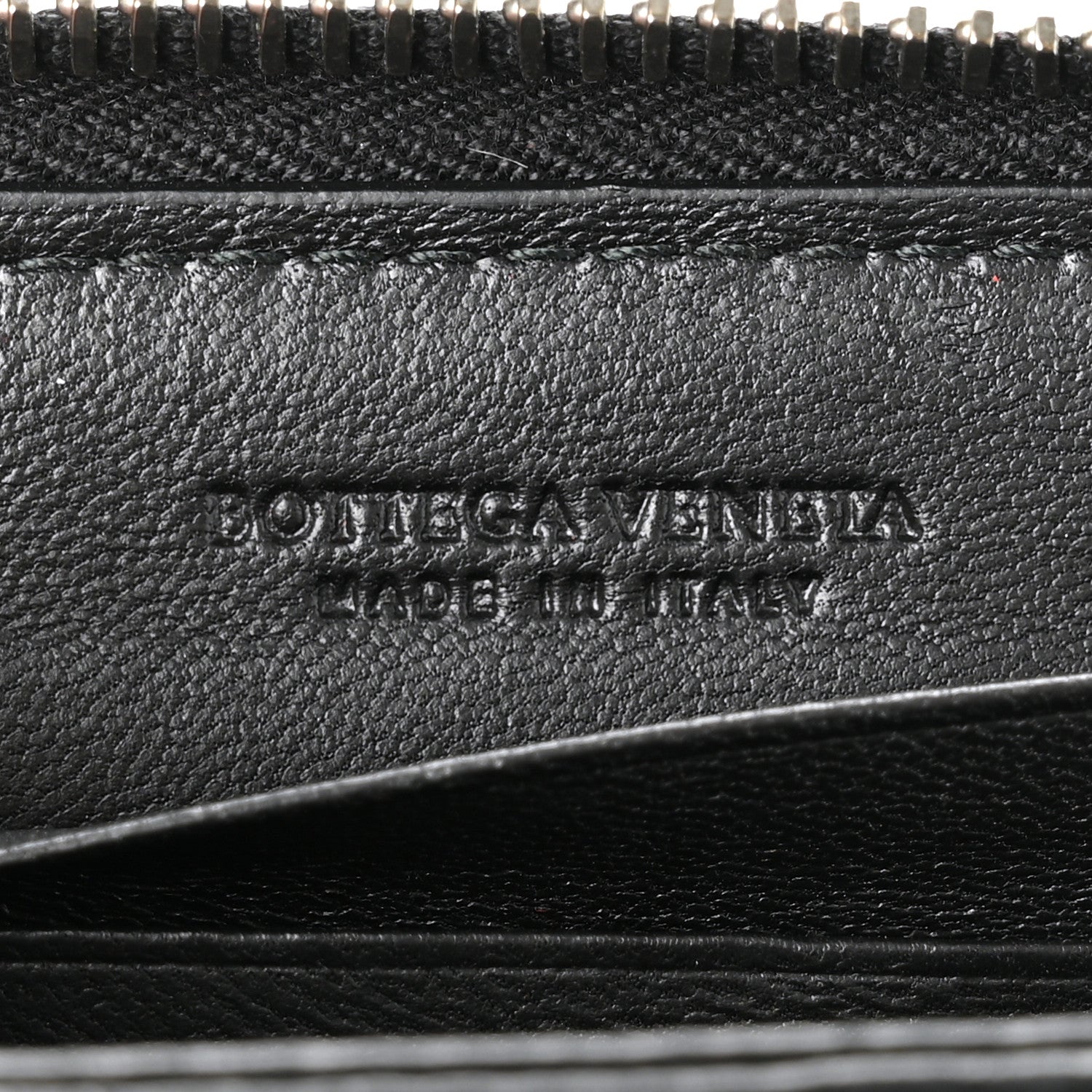 Bottega Veneta Nappa Intrecciato Zip Around Coin Purse Black 6 of 7