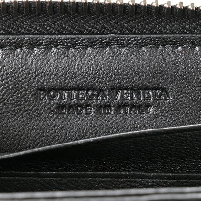 Bottega Veneta Nappa Intrecciato Zip Around Coin Purse Black 6 of 7