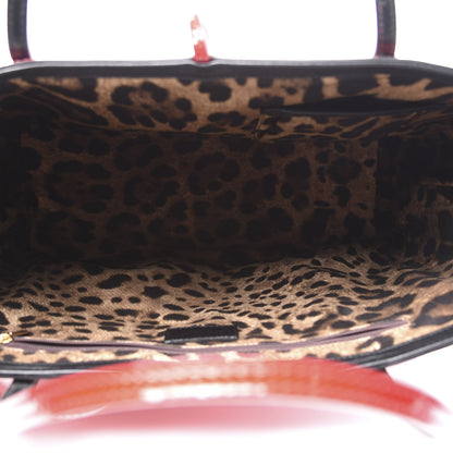 Dolce & Gabbana Vernice Vitello Shopping Tote Red 4 of 9