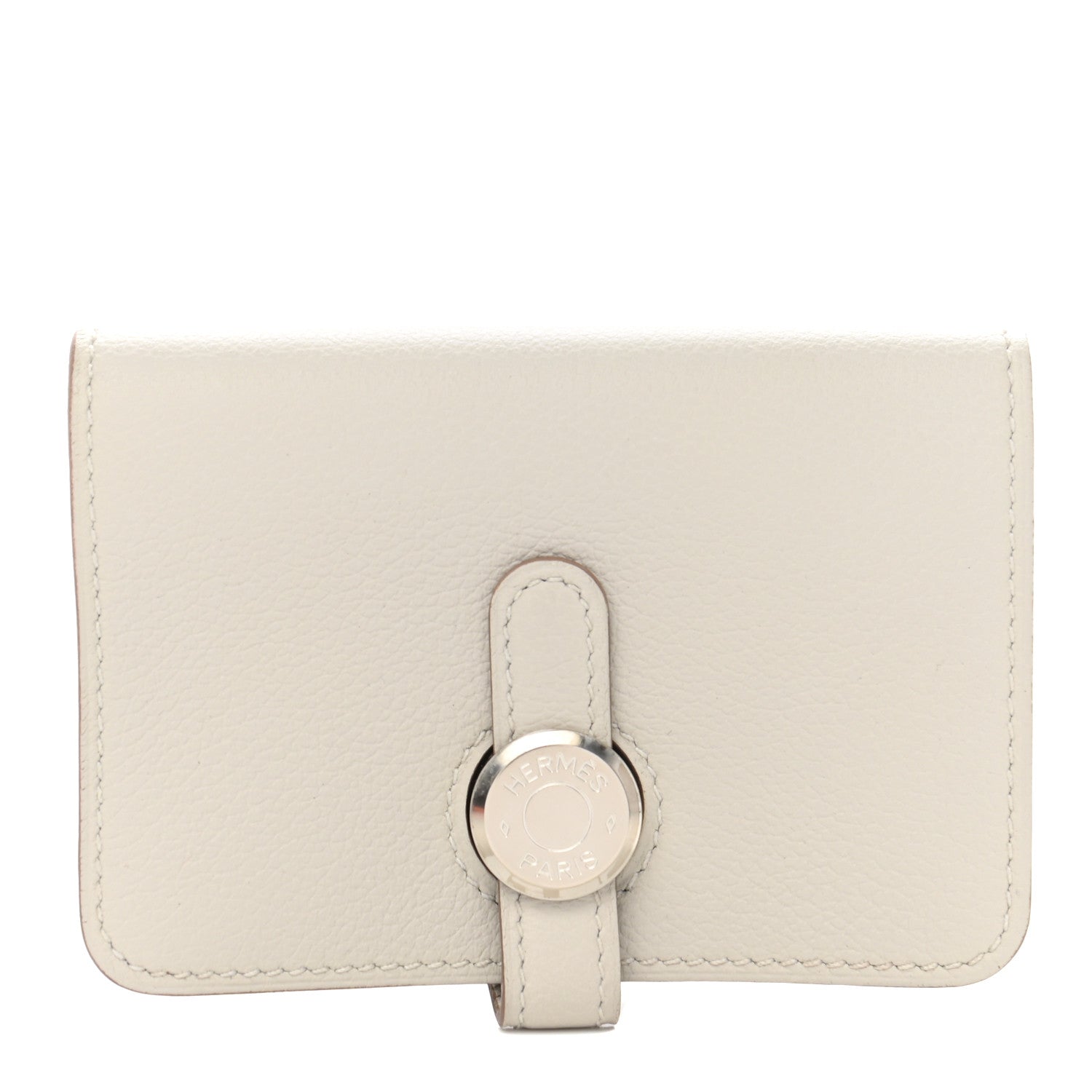 Hermes Togo Dogon Card Case Gris Perle 1 of 8