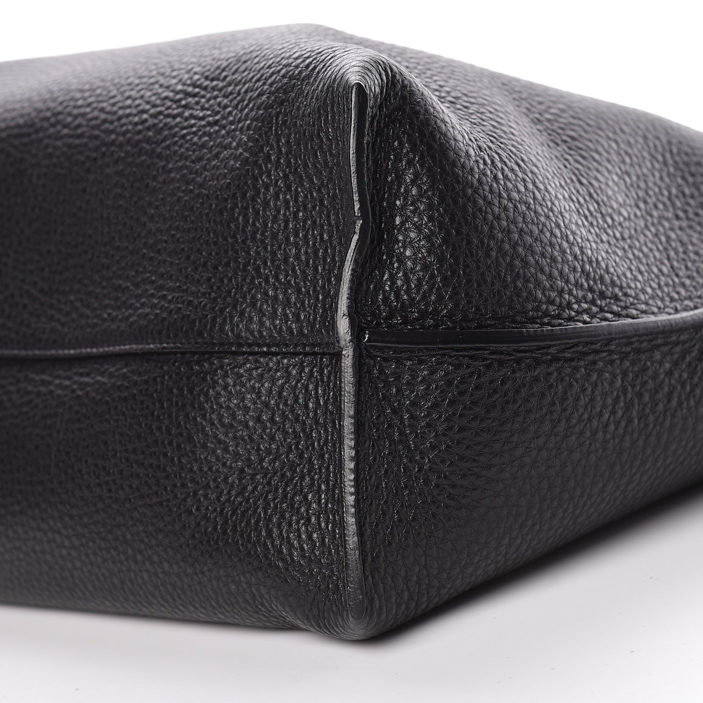 Grained Calfskin Patti Tote Black
