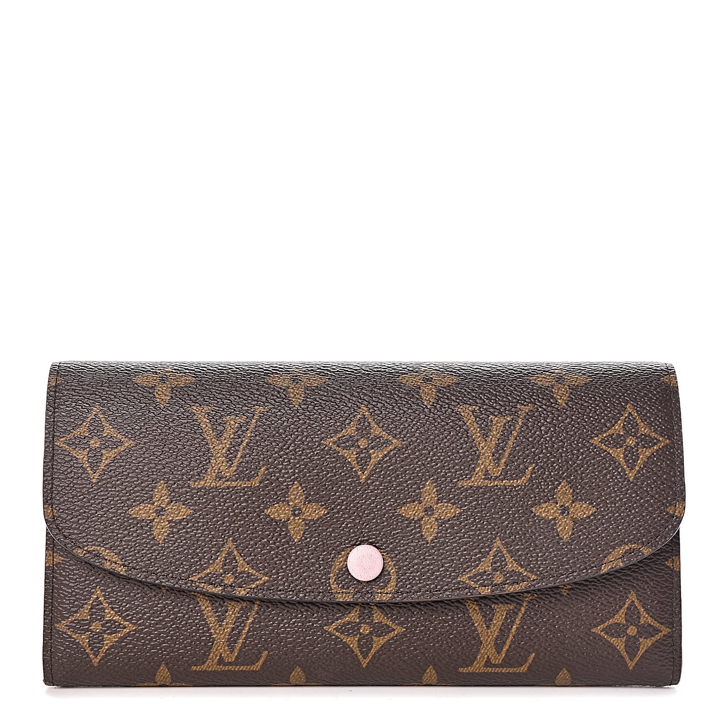 Monogram Emilie Wallet Rose Ballerine