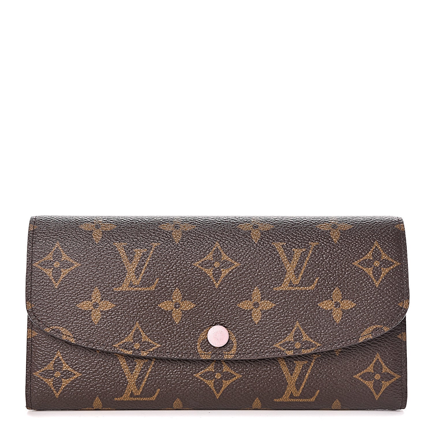 Louis Vuitton Monogram Emilie Wallet Rose Ballerine 1 of 8