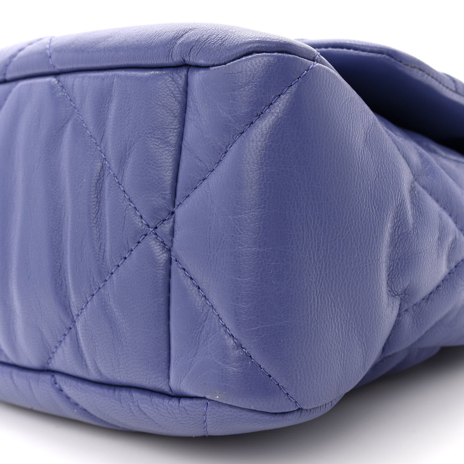Chanel Lambskin Quilted Large Chanel 19 Flap Purple 10 of 11