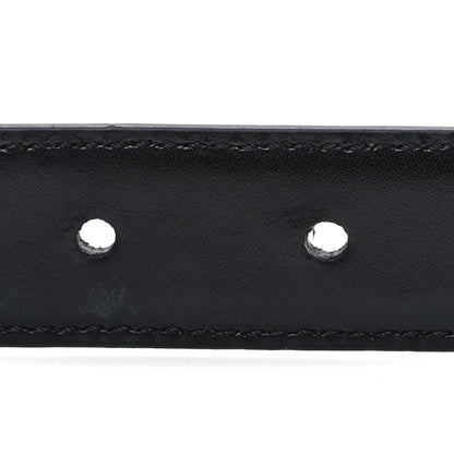 Celine Box Calfskin Medium 25mm Triomphe Belt 70 Black 4 of 6