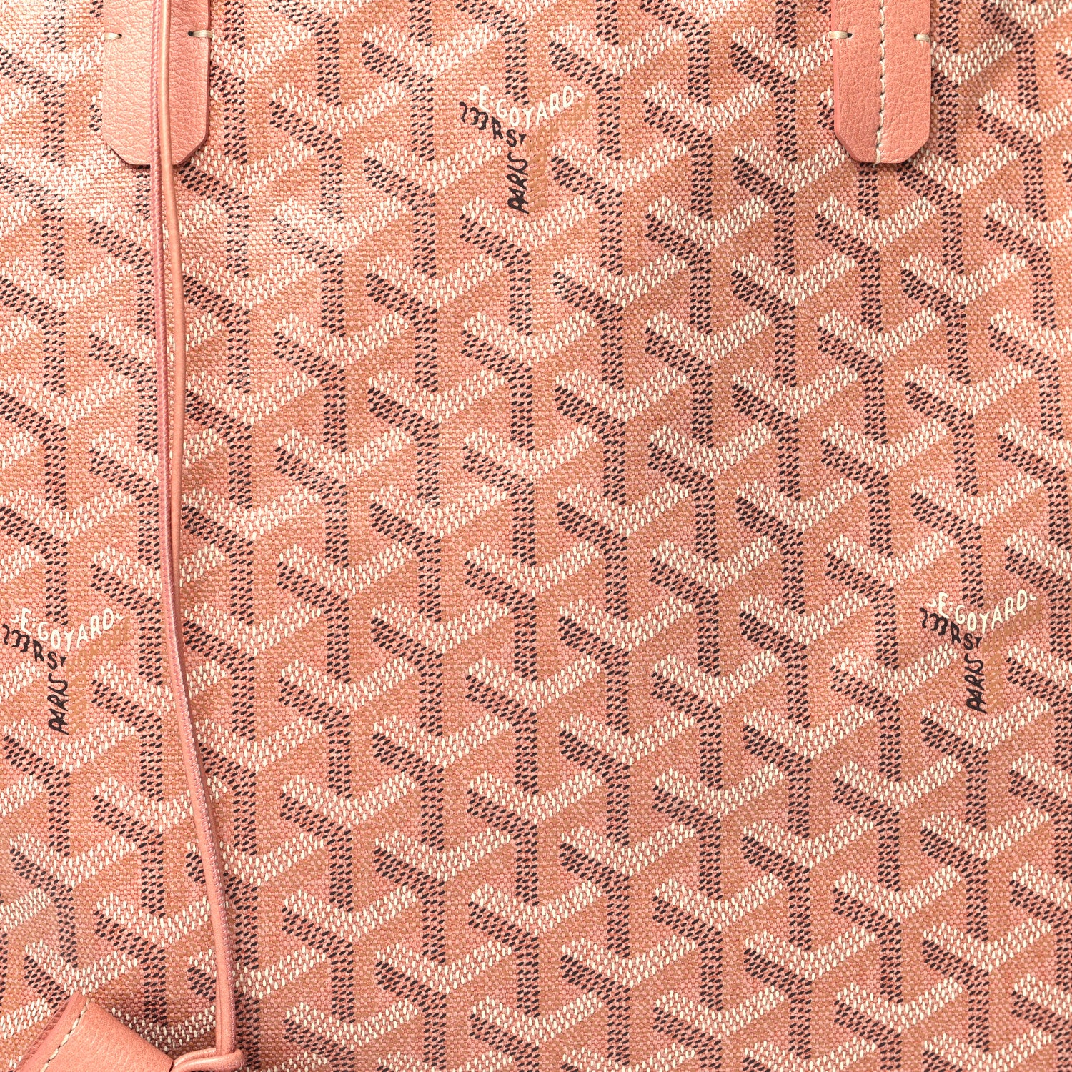 Goyard Iridescent Goyardine Saint Louis PM  Pearly Coral 8 of 10