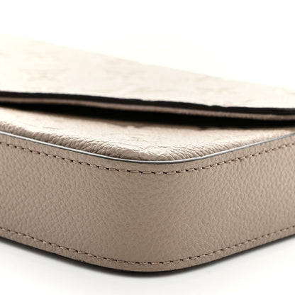 Louis Vuitton Empreinte Pochette Felicie Chain Wallet Tourterelle 10 of 10