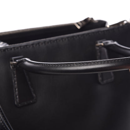 Prada City Calf Medium Galleria Double Zip Tote Black 13 of 16