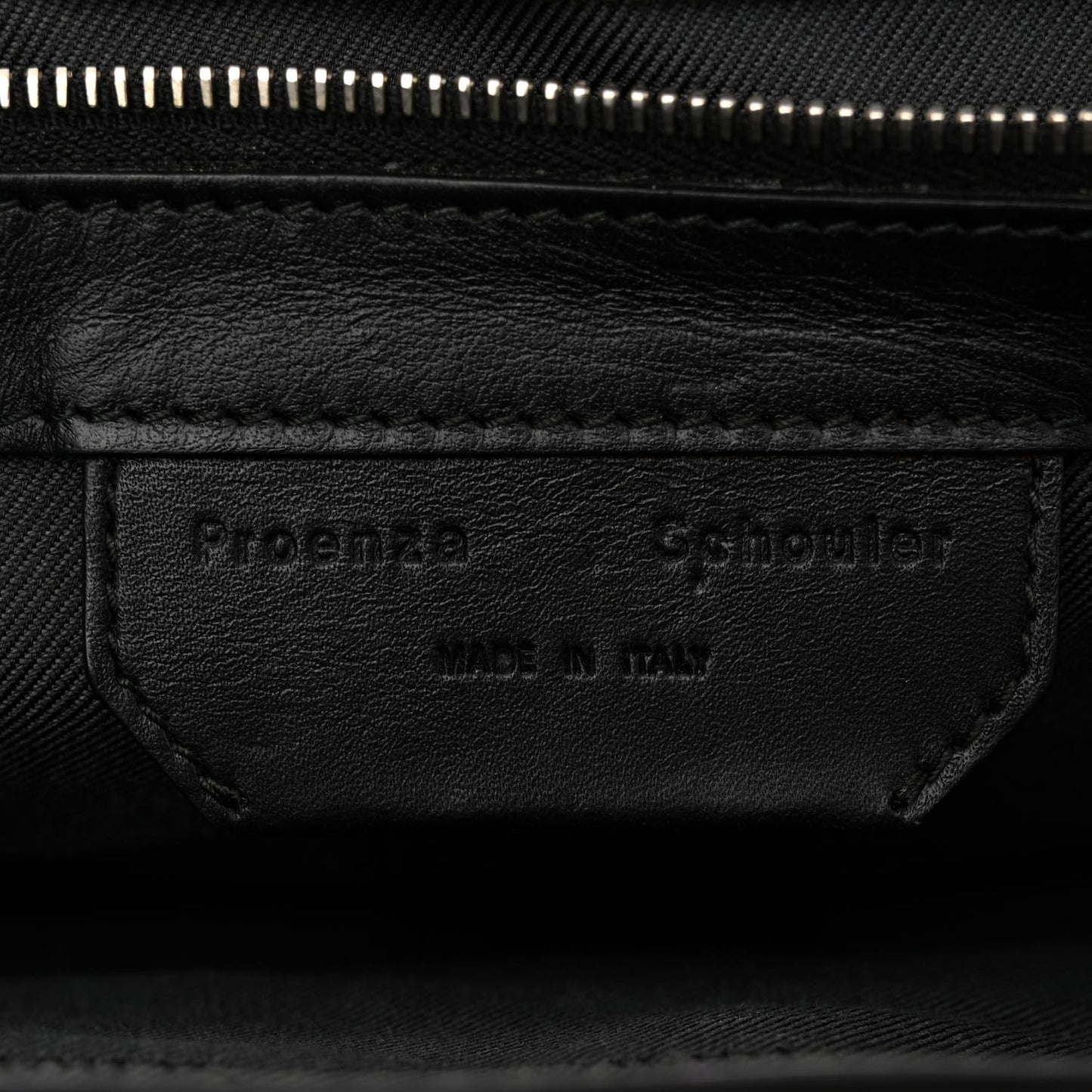 Paper Lambskin Tiny PS1 Plus Zip Satchel Dark Taupe