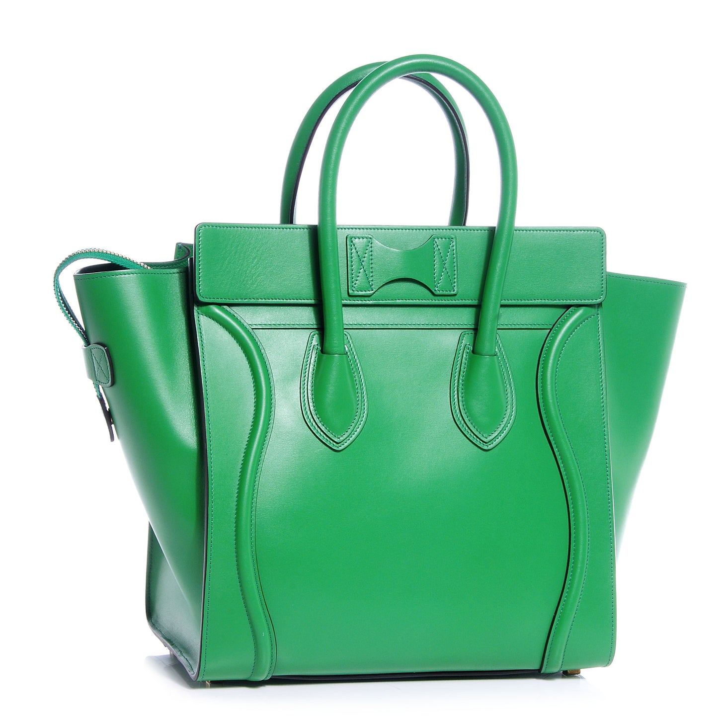 Palmelato Leather Mini Luggage Grass Green