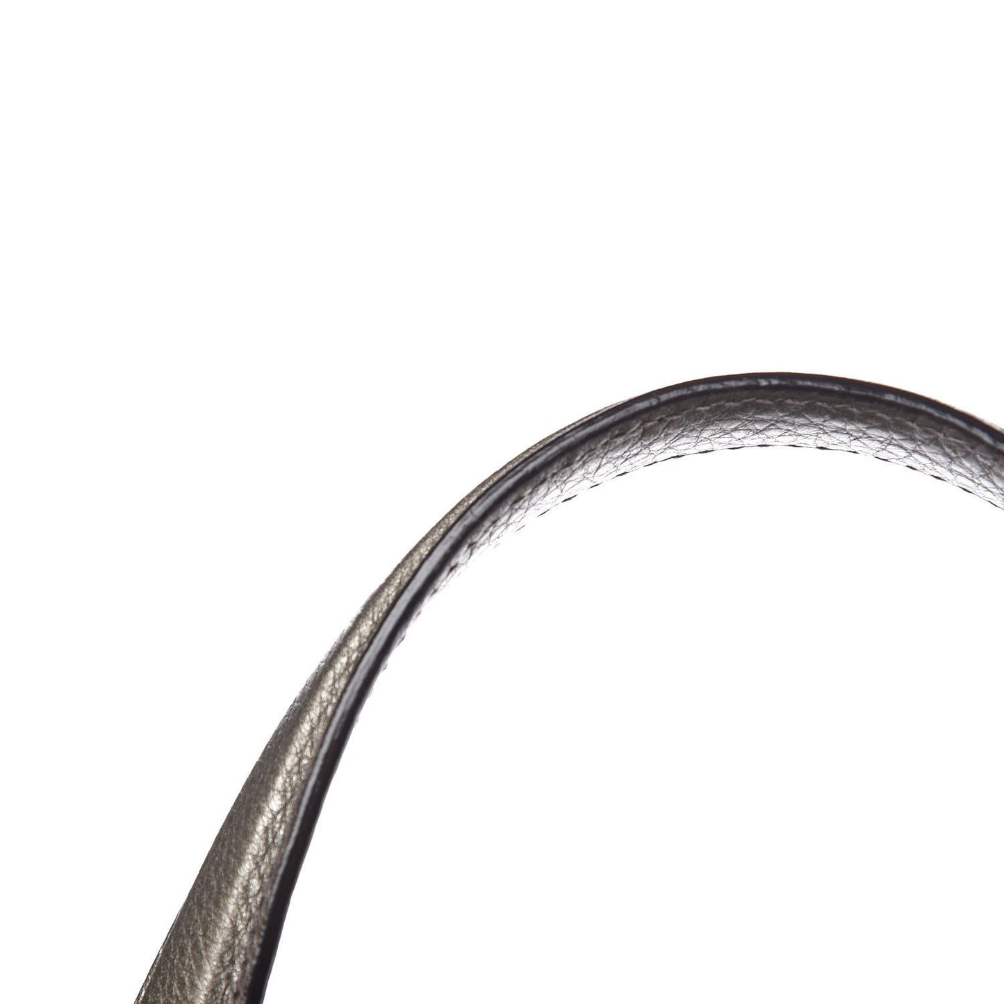 Metallic Pebbled Calfskin Medium Soho Shoulder Bag Sasso