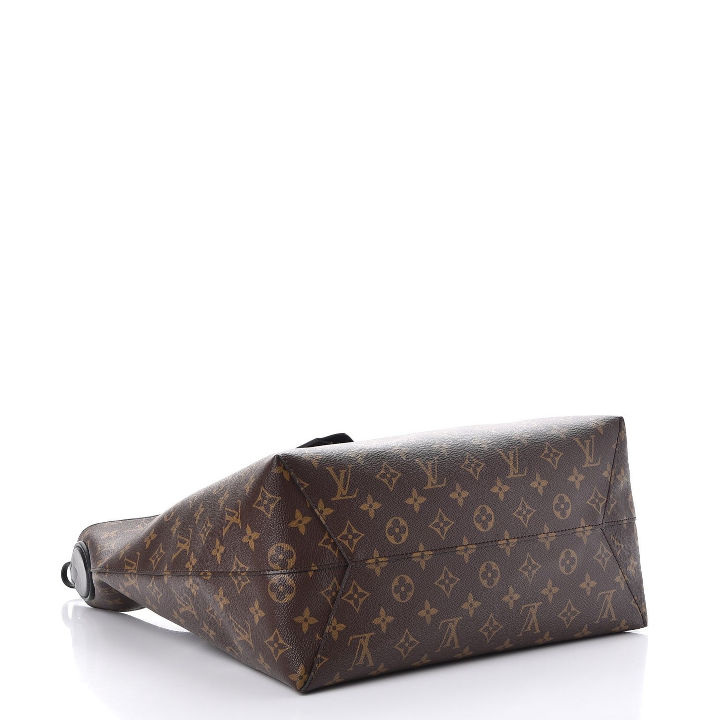 Monogram Flower Hobo Black