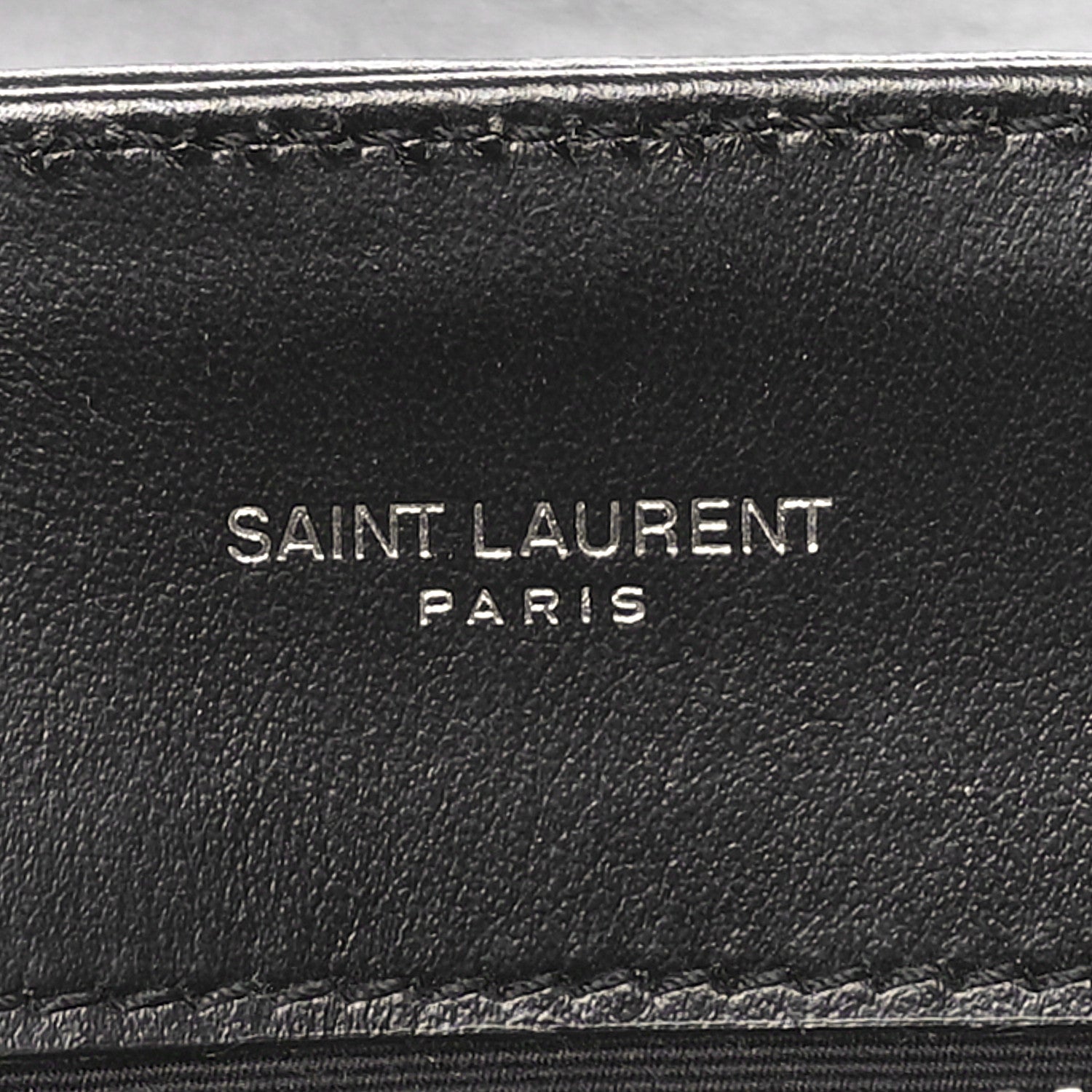 Saint Laurent Calfskin Y Quilted Monogram Medium Loulou Chain Satchel Black 6 of 10
