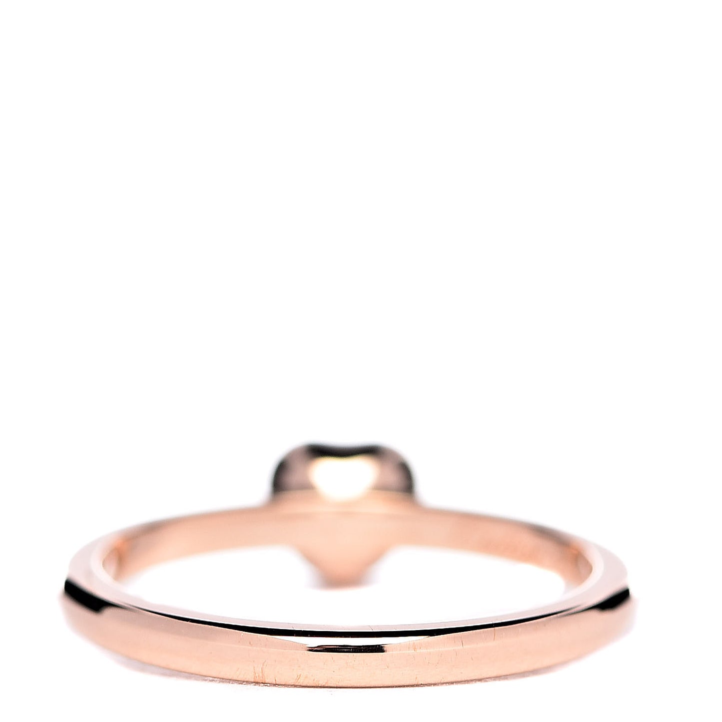 18K Pink Gold Diamond D'Amour Heart Ring 49 4.75