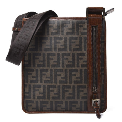 Fendi Zucca Spalmati Messenger Bag Tobacco 1 of 10