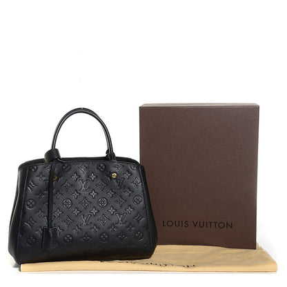 Louis Vuitton Empreinte Montaigne MM Black 5 of 9