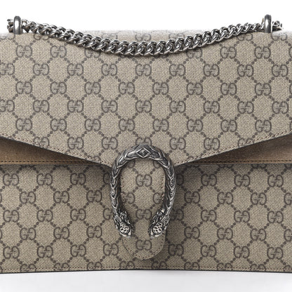 Gucci GG Supreme Monogram Medium Dionysus Shoulder Bag Taupe 8 of 15