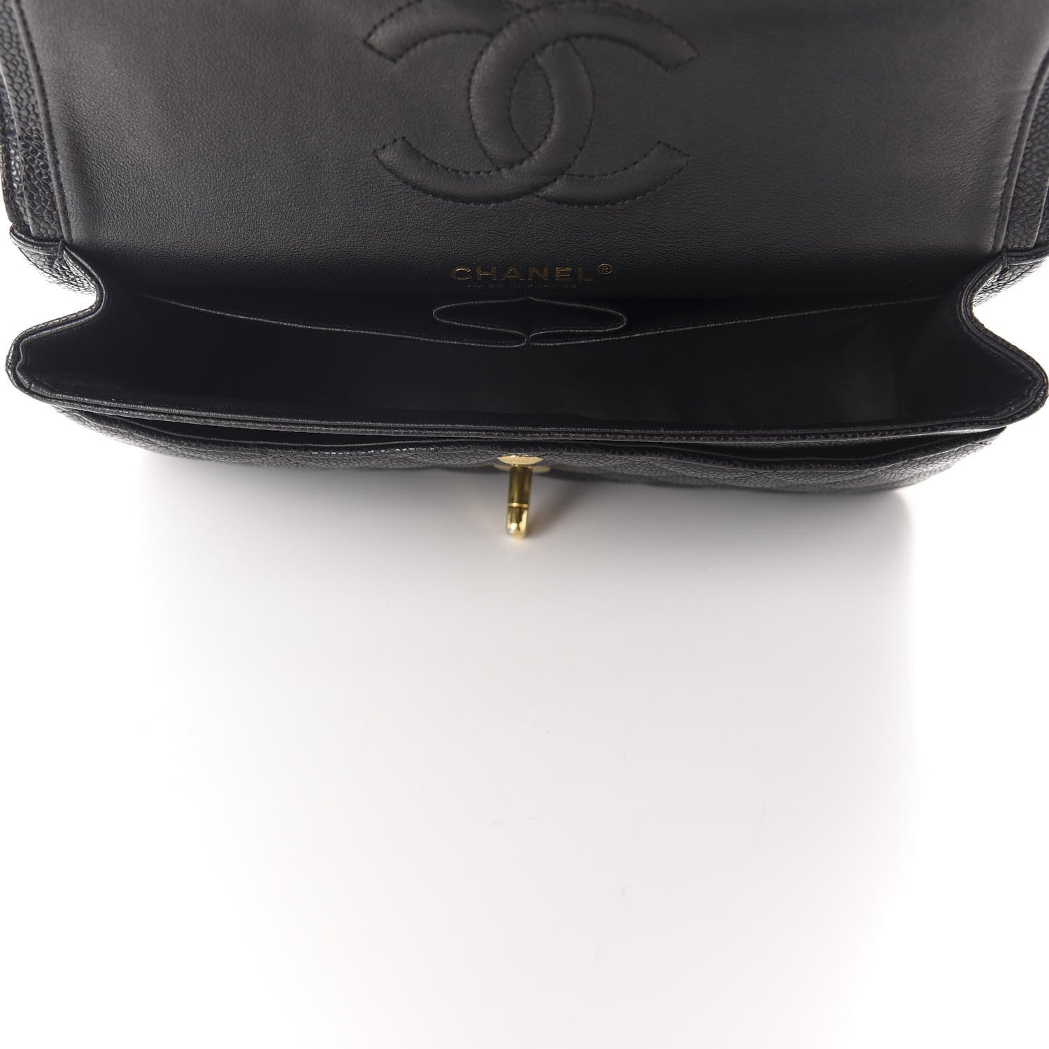Chanel Caviar Quilted Medium Double Flap Black 5 of 11