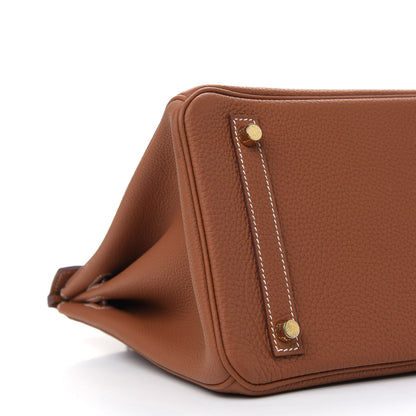 Hermes Togo Birkin 30 Gold 9 of 13