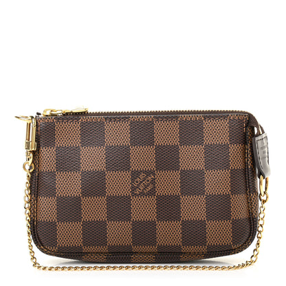 Louis Vuitton Damier Ebene Mini Pochette Accessories 1 of 7
