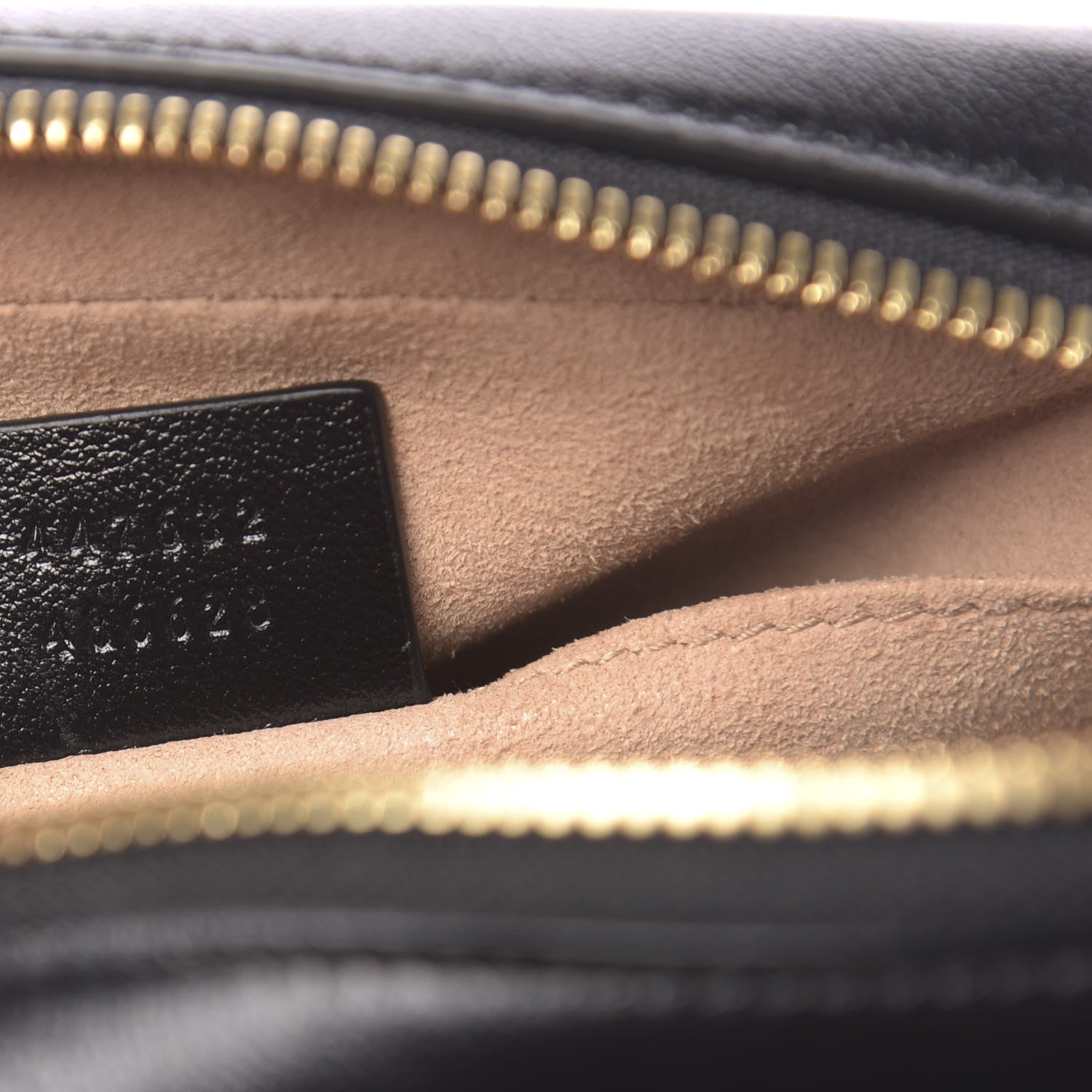 Gucci Monogram Matelasse Diagonal Small GG Marmont Chain Shoulder Bag Beige Black 7 of 10