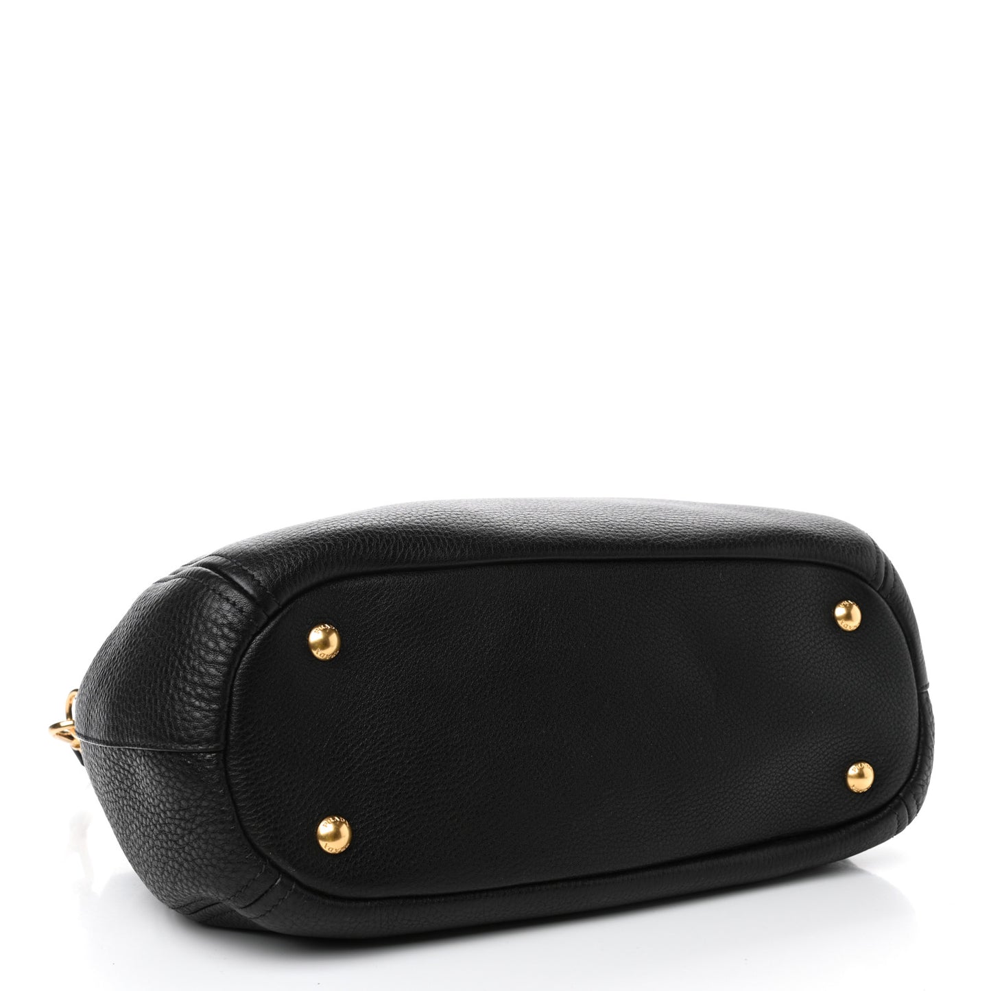 Vitello Phenix Top Handle Bag Black