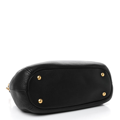Prada Vitello Phenix Top Handle Bag Black 3 of 4