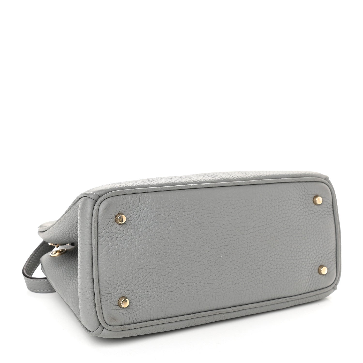 Christian Dior Calfskin Mini Diorissimo Tote Gris 4 of 11